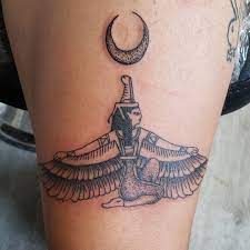 Egyptian Moon Tattoo